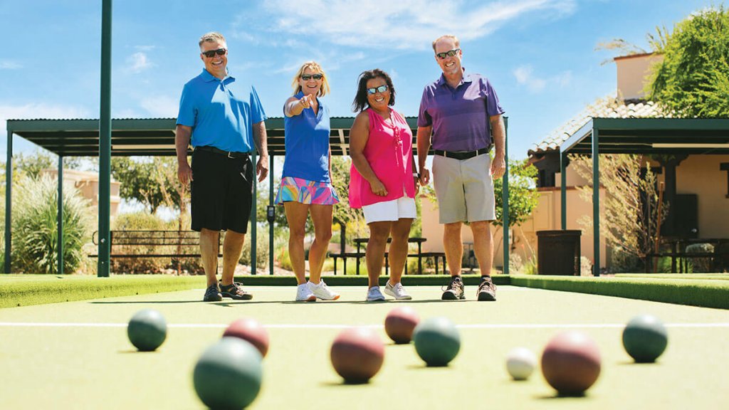 Luxury activities in master planned retirement communities